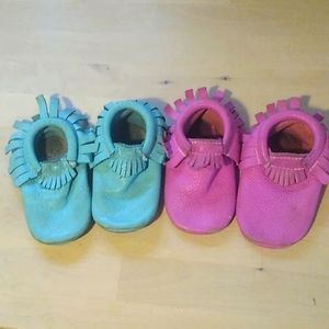 Freshly picked mocissans and mini sole